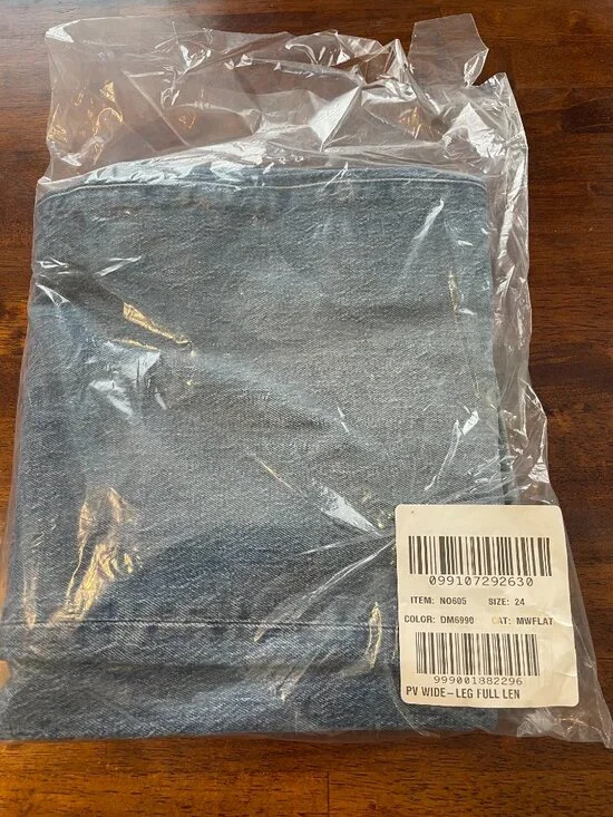 NWT Madewell Emmett patch pocket wide leg ankle jean - Picture 2 of 10